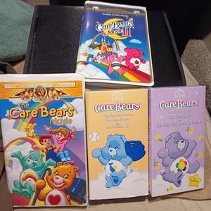 Care Bears Movie Collection - VHS Vintage Lot Of 4